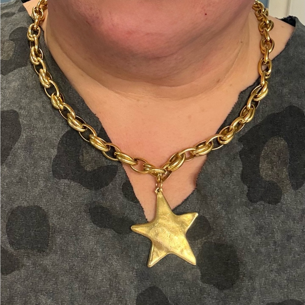 Gold Star Charm Necklace - Star Shine Collection - Picture 2 of 3